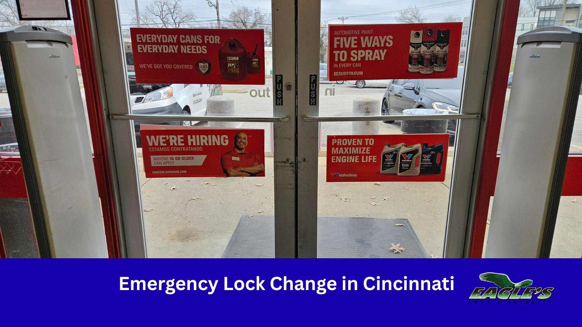 Emergency Lock Change in Cincinnati