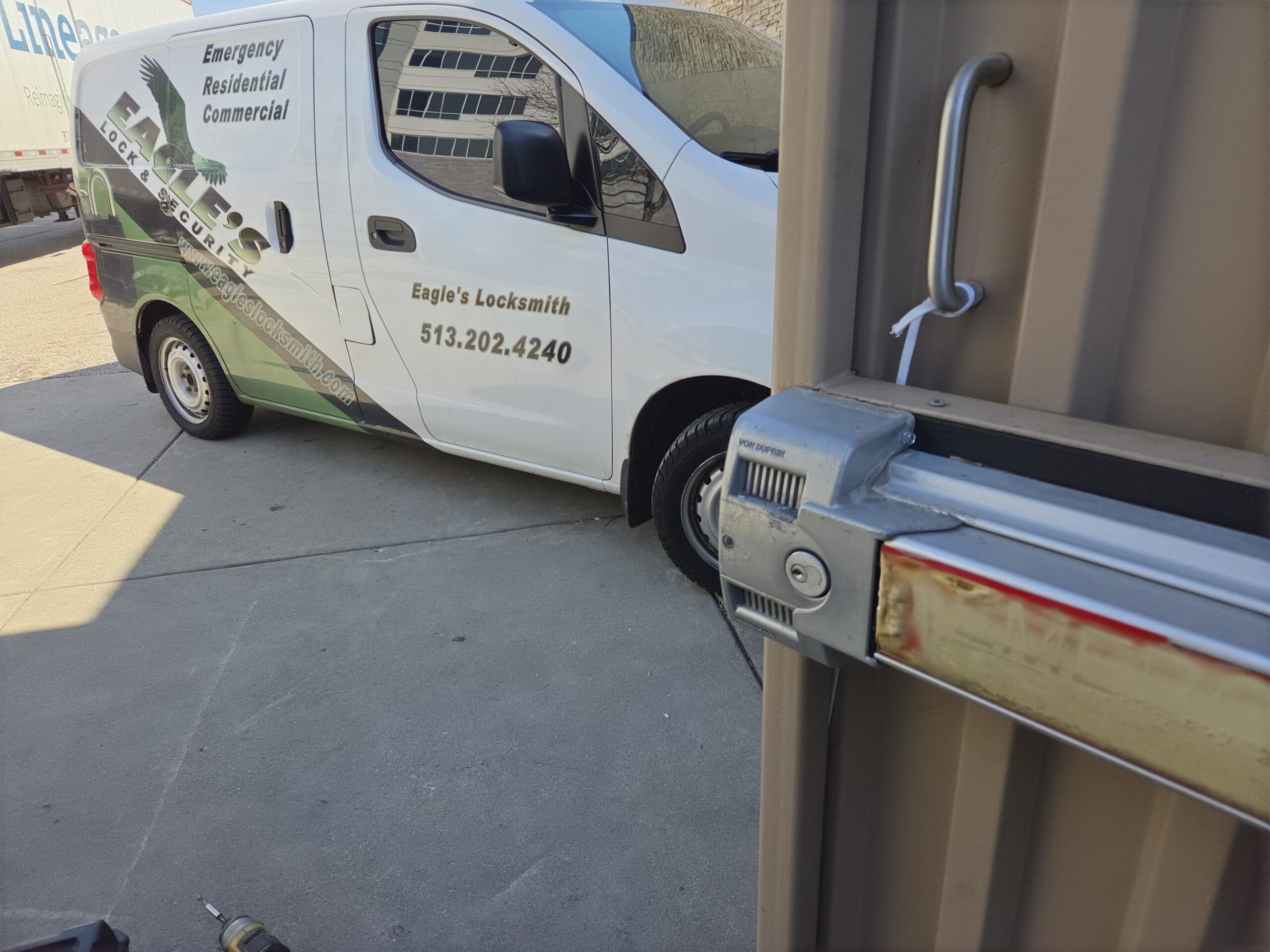 commercial push bar exit device restaurant West Chester Ohio