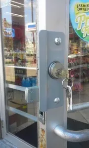 Commercial mortise lock installtion