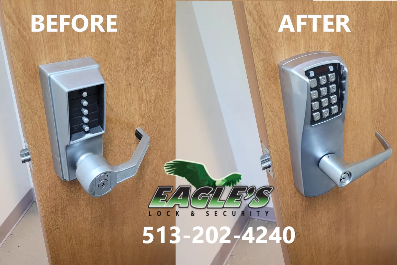 Commercial Locksmith in Cincinnati Ohio - Eagle's Locksmith Services