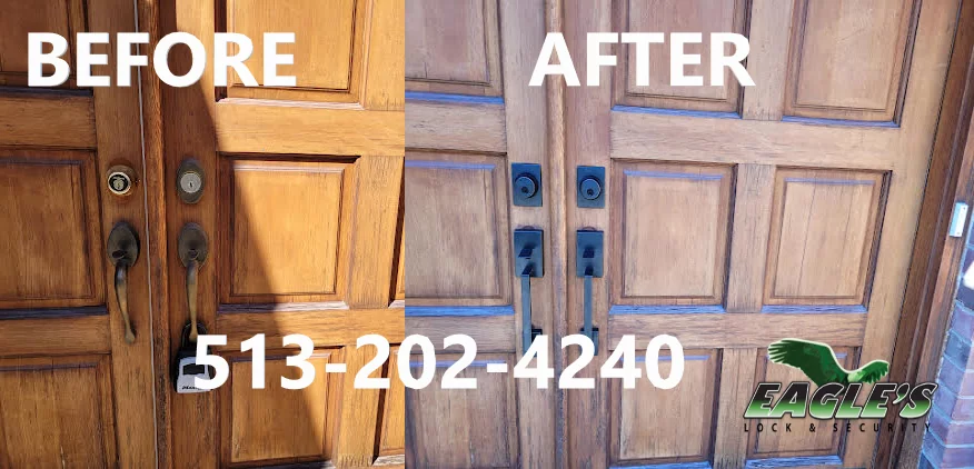 Replacing A Residential Deadbolt Lock Set Handle - Eagle's Locksmith Cincinnati